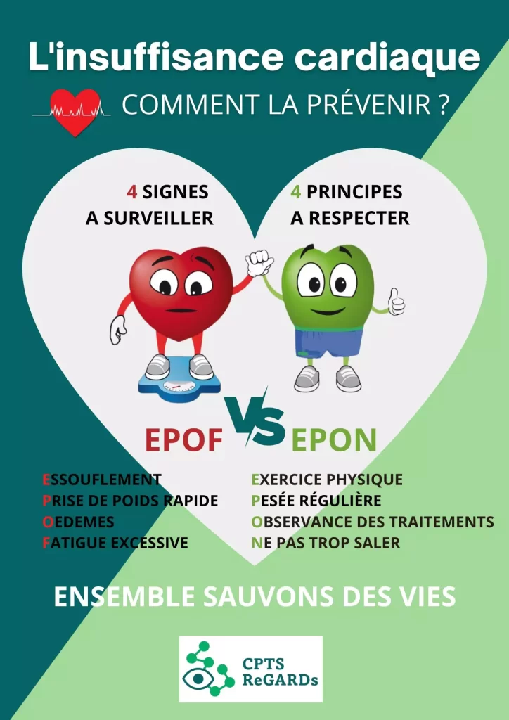 EPOF EPON sensibilisation prevention insuffisance cardiaque