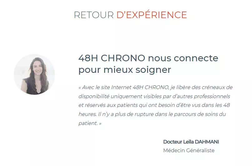 retour experience 48hc