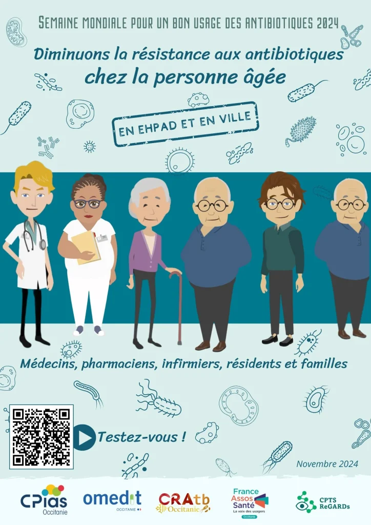 affiche semaine antibiorésistance 2024