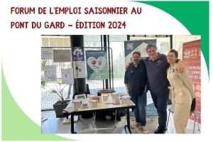 forum de l'emploi saisonnier pont du gard 2024 sensibilisation insuffisance cardiaque