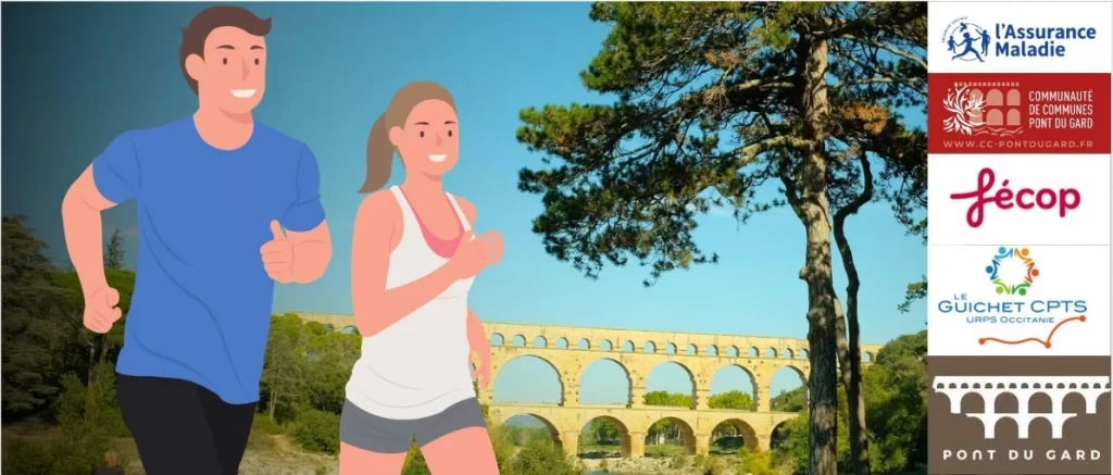 course au pont du gard un regards pour ma santé