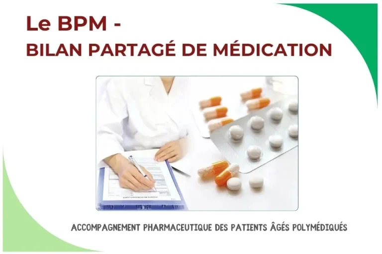 bilan partag&eacute; de m&eacute;dication