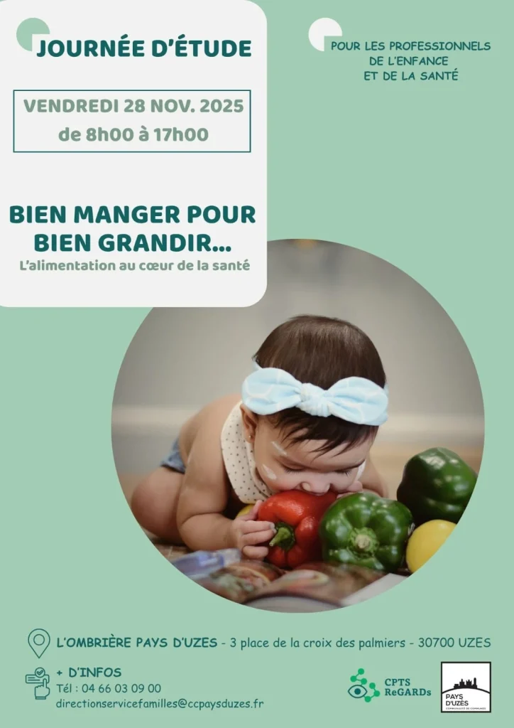 Journ&eacute;e d'&eacute;tude CCPU CPTS ReGards sur l'ob&eacute;sit&eacute; infantile